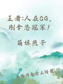 王者:人在qg，刚拿总冠军！